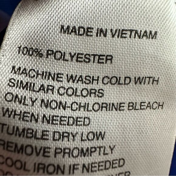 Reebok Speedwick men’s large blue pullover - Picture 6 of 6